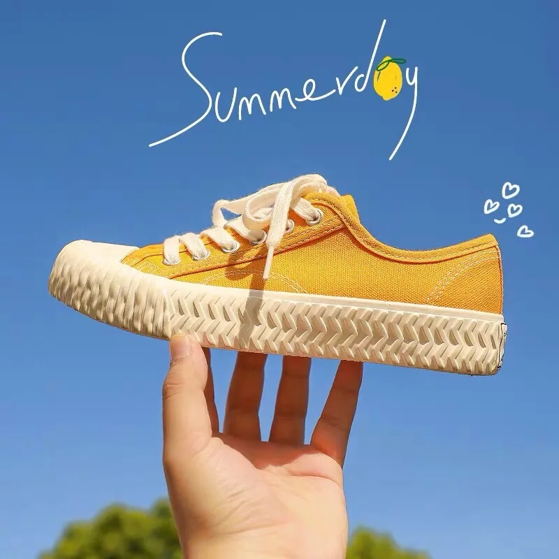 

Sail New Style Women's 2019 Students Cloth Shoes Korean-style INS Shell Head Summer Flat Low-Cut Whole Transaction Rubber Shoes