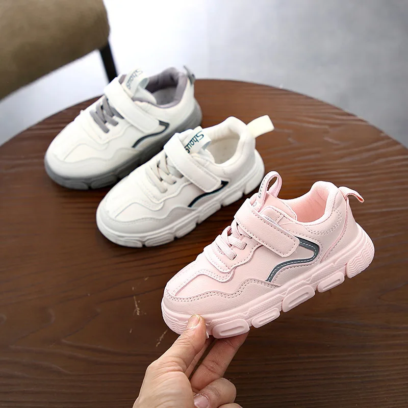 Детская обувь для мальчиков и девочек Дышащие кроссовки Сезон осень зима Новая