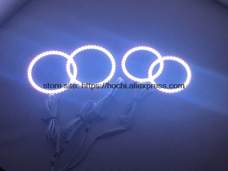 HochiTech отличный RGB многоцветный набор ортопедических колец для стайлинга автомобилей Hyundai Tiburon 2003-2006 angel eyes wifi Пульт дистанционного управления