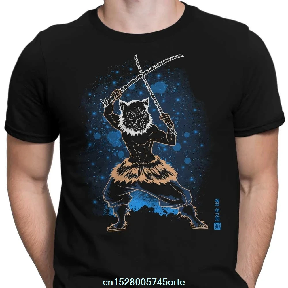Забавная Футболка с принтом 2020 camiseta INOSUKE-мужская одежда из 100% хлопка женская
