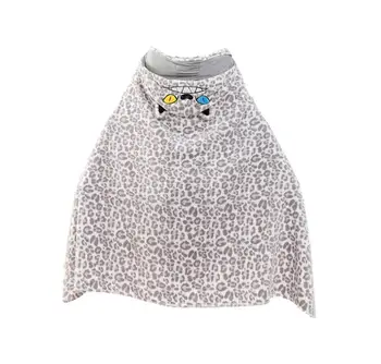 

Large Leopard Comfy Home Winter Thicken Shawl Blankets Cosplay Hooded Flannel Cloak For Pregnant women Student Office Nap Rest