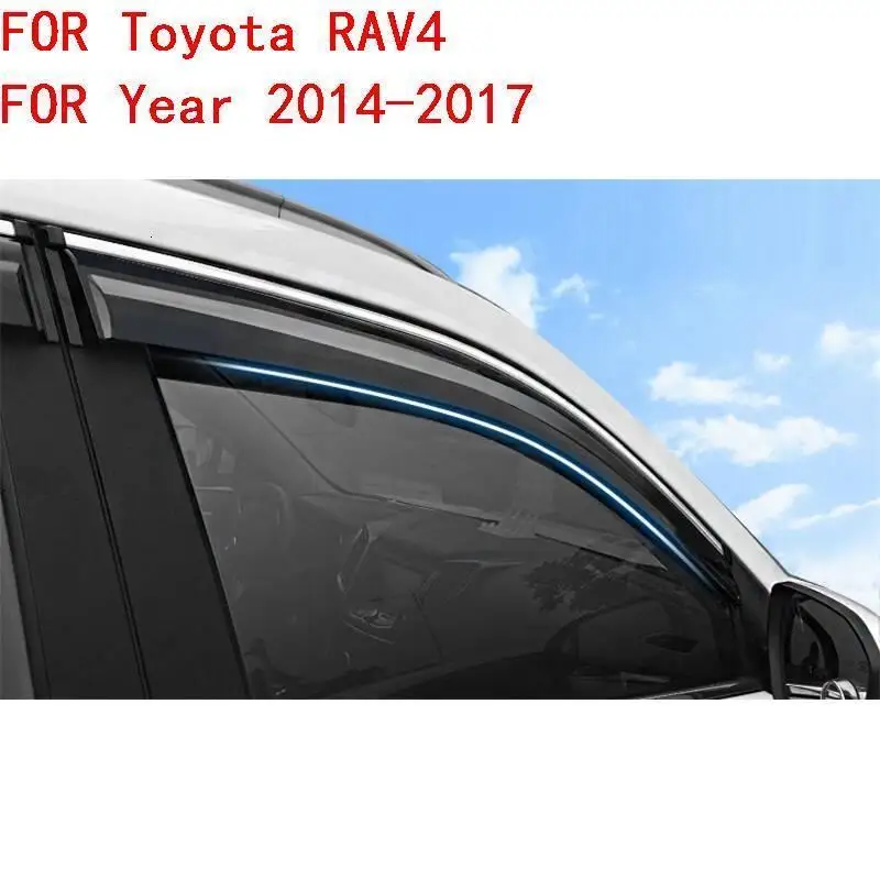Автомобильная защита от дождя, модифицированный козырек для окон Toyota Camry Corolla Ex Highlander Lewin RAV4 MARK X Vios Yaris