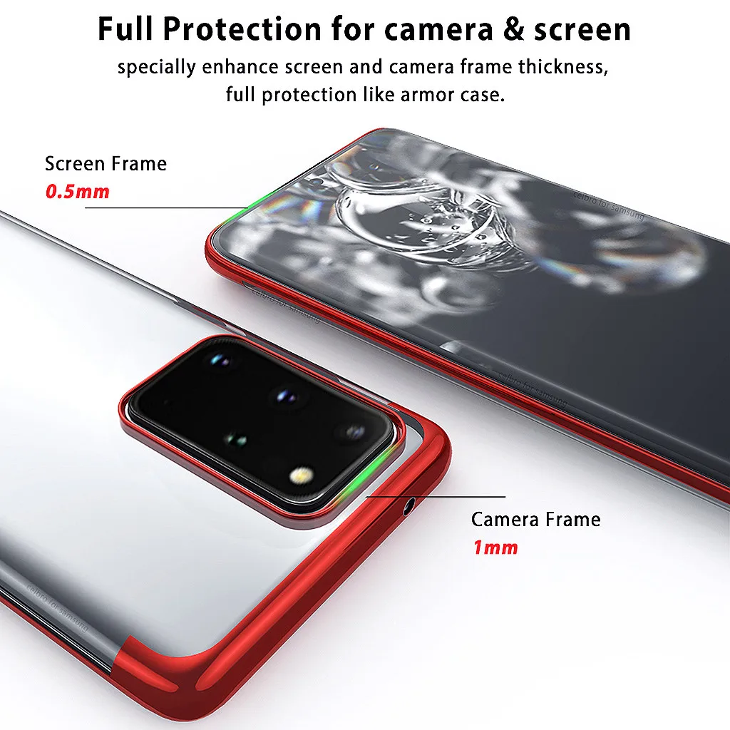 Прозрачный силиконовый чехол для телефона Samsung S20 Plus 6 7 дюйма высокое качество