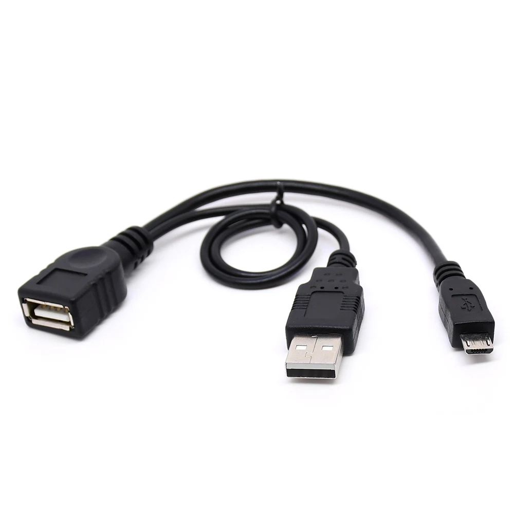 Микро USB OTG кабель Micro к USB2.0 Женский с Мужской питания для мобильный телефон|Кабели