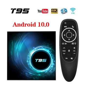 

T95 Smart Android TV Box Android 10.0 MAX 4GB 32GB 64GB Allwinner H616 Quad Core 1080P 4K 6K Media player 2GB 16GB Set top box