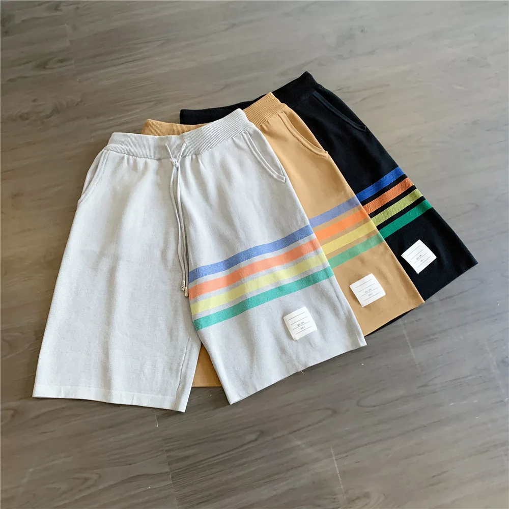 maternity shorts 2021 Shorts Women Clothing New Summer Plus Size Shorts For Womens Ladies Clothes Harajuku Short Korea Style Casual Striped Pants bape shorts