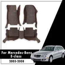 Пользовательские ковры авто аксессуары для интерьера LHD автомобильные коврики для Mercedes-Benz E-class W211 4 двери 2003 2004 2005 2006 2007 2008