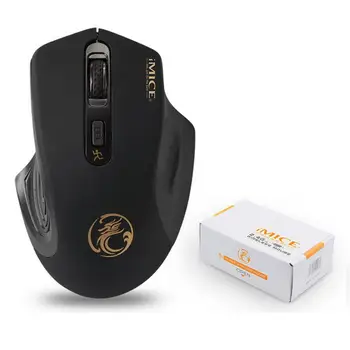 

E-1800 2.4G Wireless Mouse For Laptop PC Wireless Adjustable USB Receiver Mouse Game Mice For Computer Mouse Gamer For IMICE