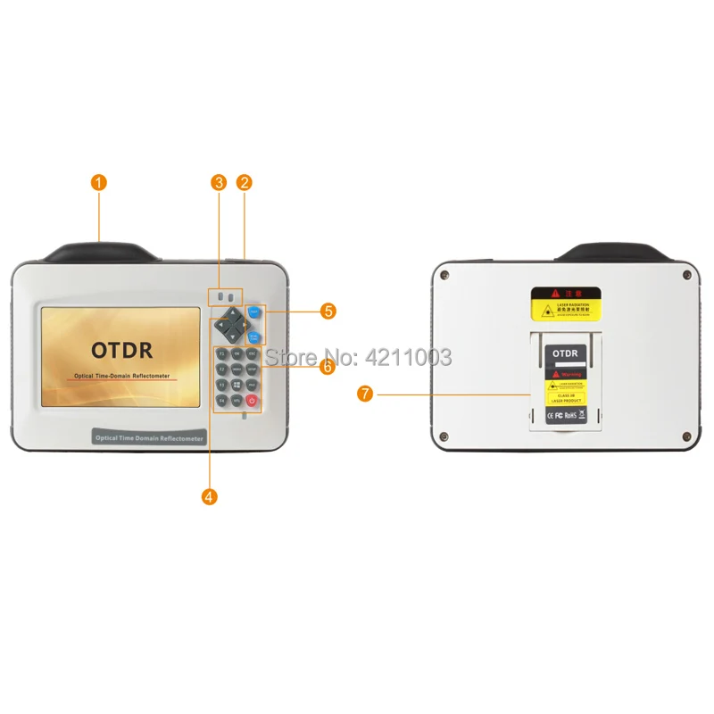 Мини OTDR оптический временной домен рефлектометр D26 26/24 дБ SM 1310/1550nm с fcupc