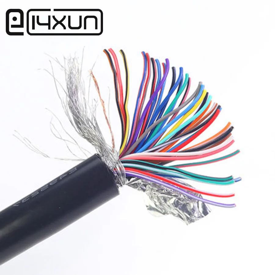 EClyxun 28AWG x 37C экранированный кабель передачи данных из луженой меди DB37 сигнальный
