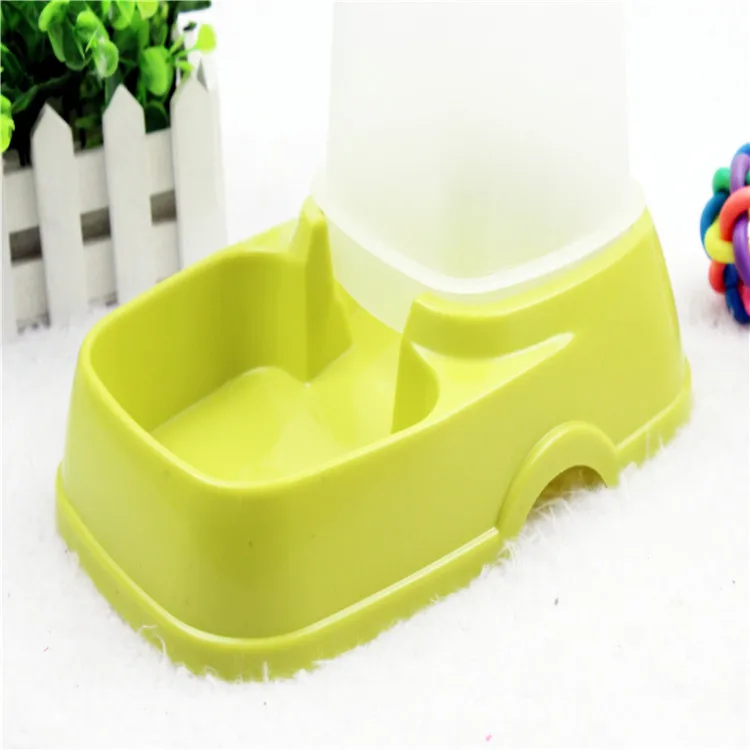 Миска для корма для кошек, собак, 1 шт., разные цвета, для подачи воды, для щенков, дозатор