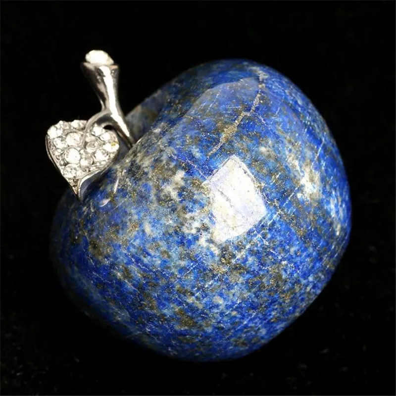 1 шт. натуральный Quartz Crystal Кристалл кварц Резные яблока Кристалл Резные резинки