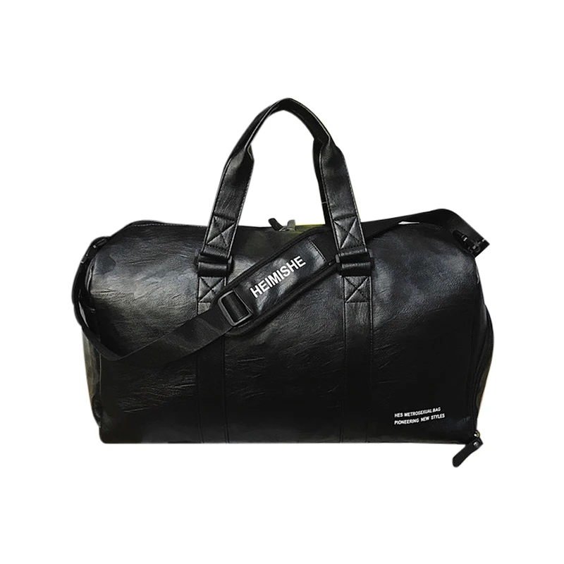 

Large Capacity Travel Duffle Bag PU Dry-wet Separation Outdoor Sports Crossbody Clothes Shoes Luggage Organizer Goods Accessory