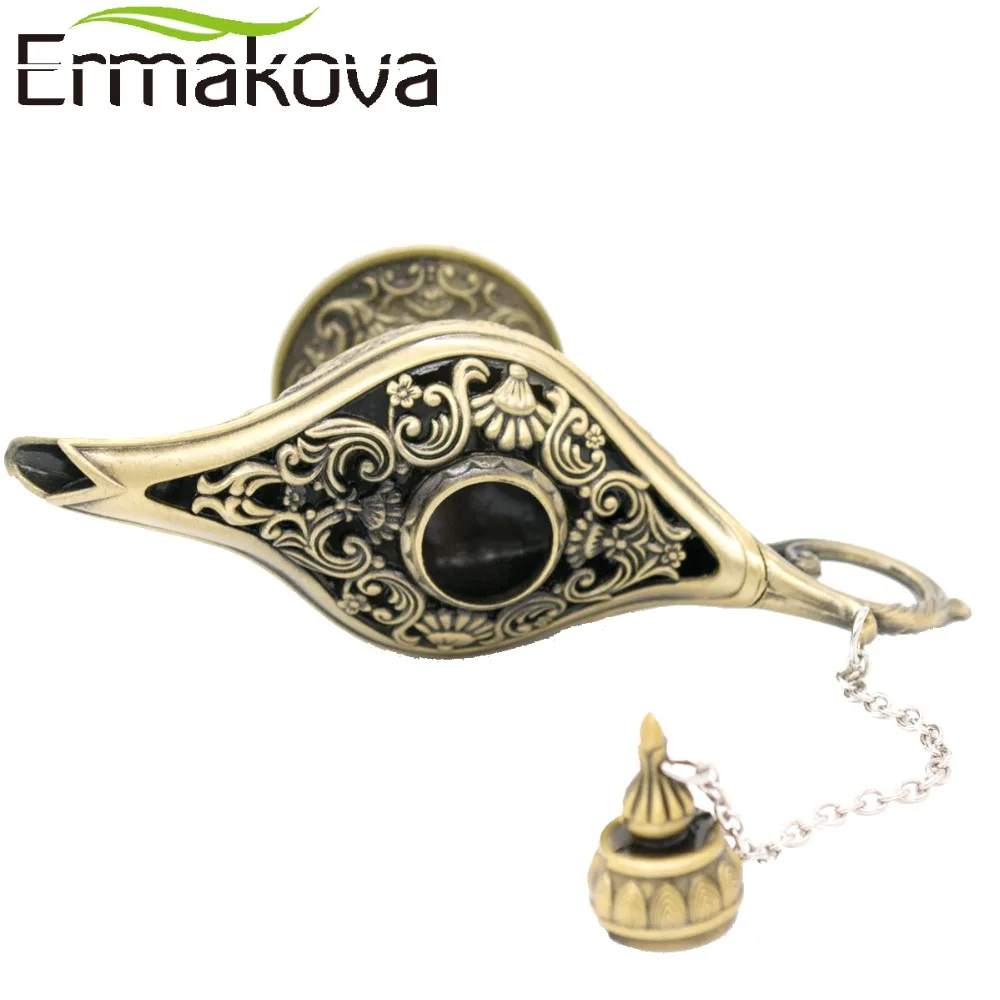 Ермакова 12 см (4.7 &quot) Классический Редкие Hollow Легенда Аладдин Магия Genie Лампы для