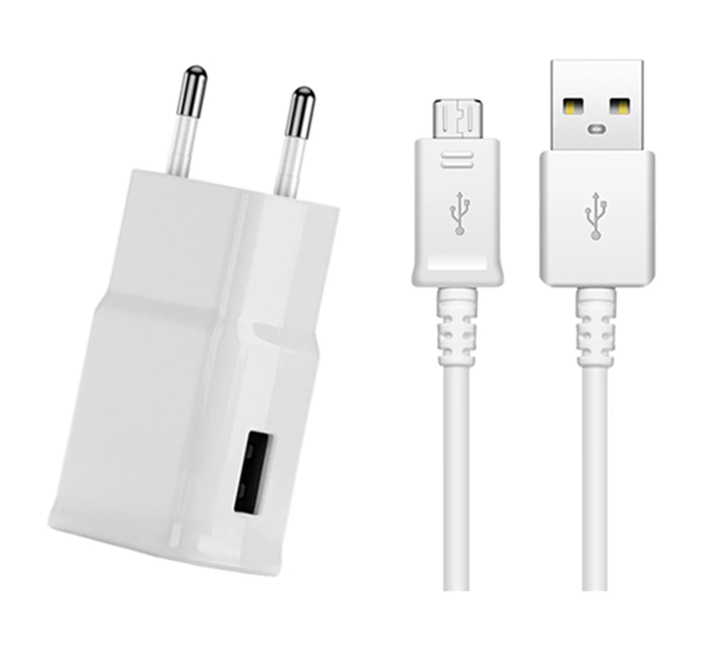 Комплект микро USB кабеля + EU дорожное зарядное устройство для Samsung S4 S6 S7 Edge Galaxy Note 2 4