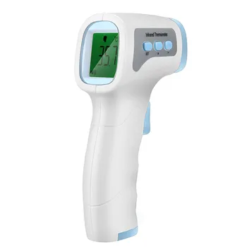 

LCD Digital Non-contact Infrared Thermometer Forehead Temperature Meter cloth mask mailbox face mask with filters disinfect ba