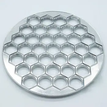 

Kitchen DIY Tools 37 Holes Dumpling Mould Tools Dumplings Maker Ravioli Aluminum Mold Pelmeni Dumplings Make Pastry Dumpling