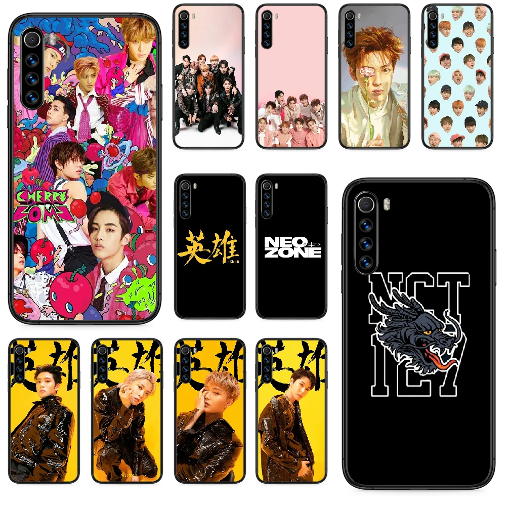 Чехол kpop NCT 127 Neo Zone для телефона Xiaomi Redmi Note 4A 4X 5 6 6A 7 7A 8 8A 4 5A 8T Plus Pro Черный Модный