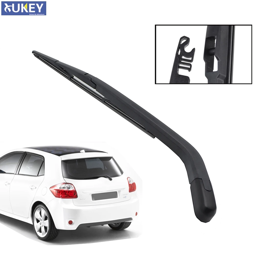 Xukey 12" Rear Windshield Wiper Blade Arm Set Kit For Toyota Auris