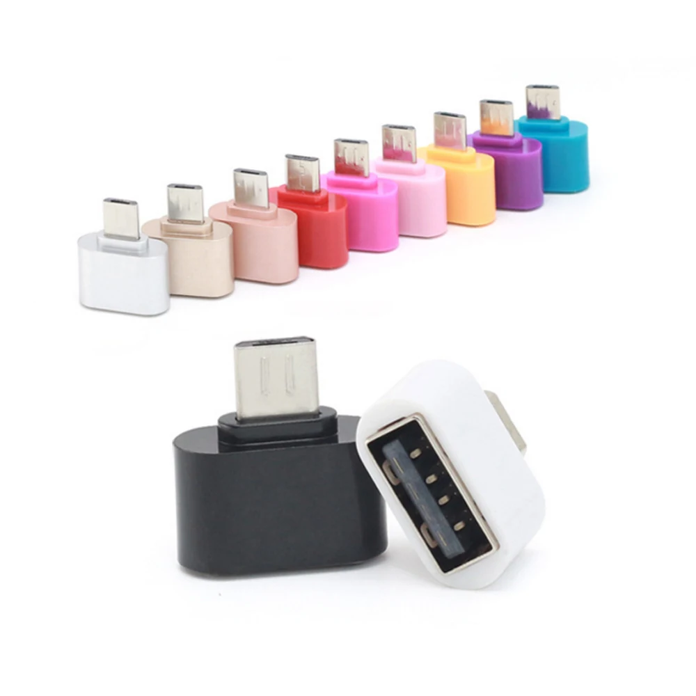 3 шт. Новый Стиль Мини OTG USB Кабель адаптер Универсальное зарядное устройство Smart