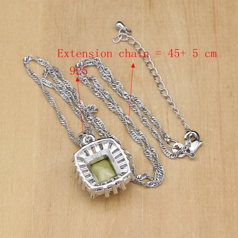 925 Silver Jewelry Mystic Rainbow Fire Zircon Jewelry Set Women Wedding Accessories EarringsPendantRingsNecklace Sets (1)