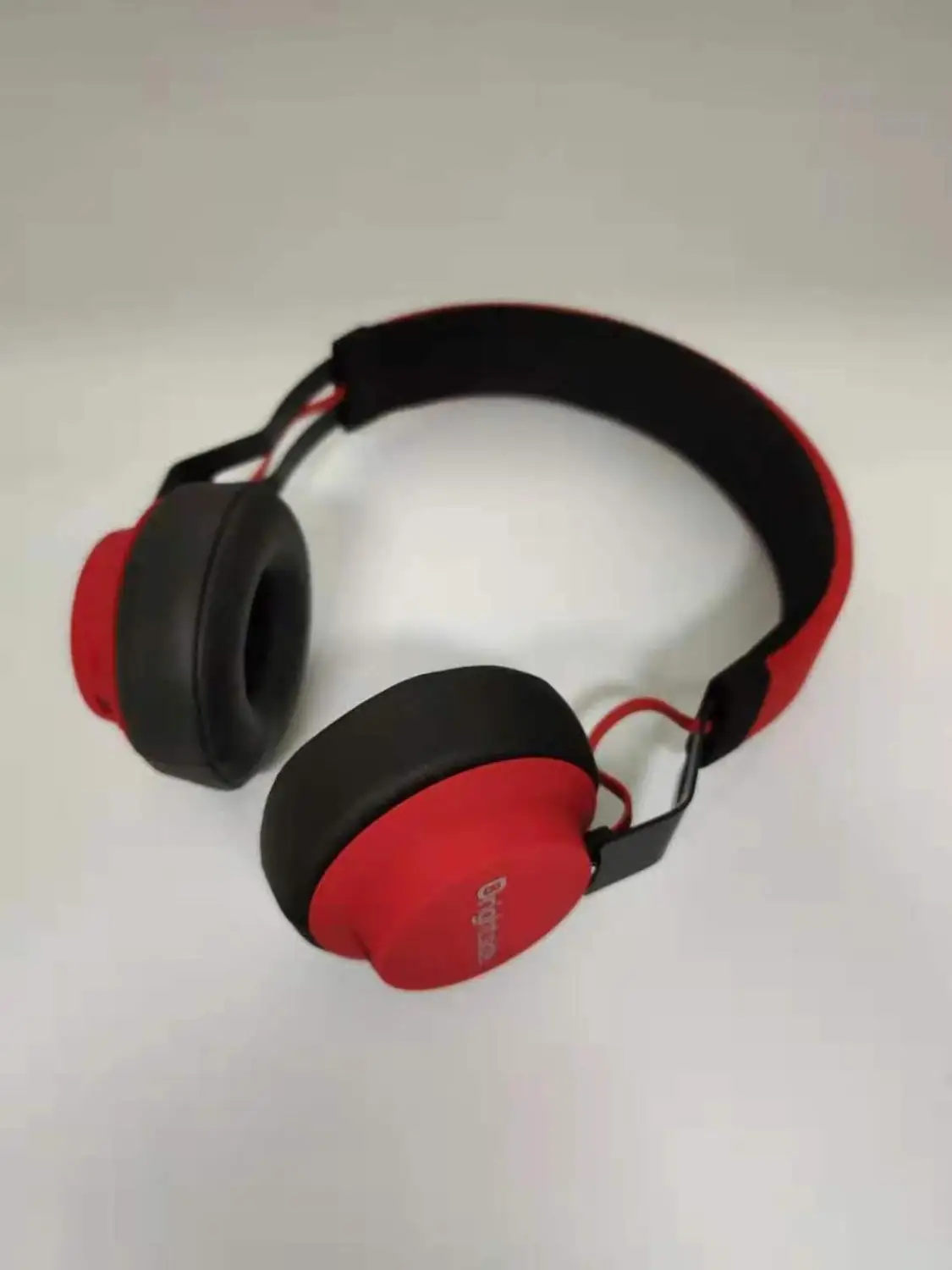 Беспроводные Bluetooth наушники Brightside, наушники с глубоким басом, стерео наушники с FM TF картой для Ipad, мобильного телефона, ПК - Цвет: red