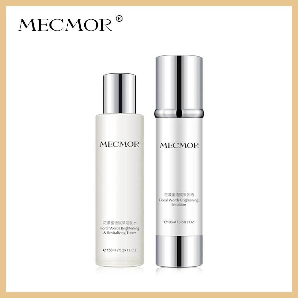 

Floral Words Brightening Revitalizing Skin Toner Emulsion Face Lotion Moisturizing Rejuvenating Natural Organic Additive Free