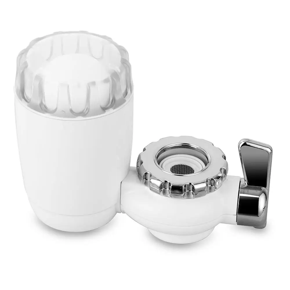 Washable Faucet Filter Tap Adapter White Environmental Bath Water Filter Swivel Head Household Ceramic Percolator