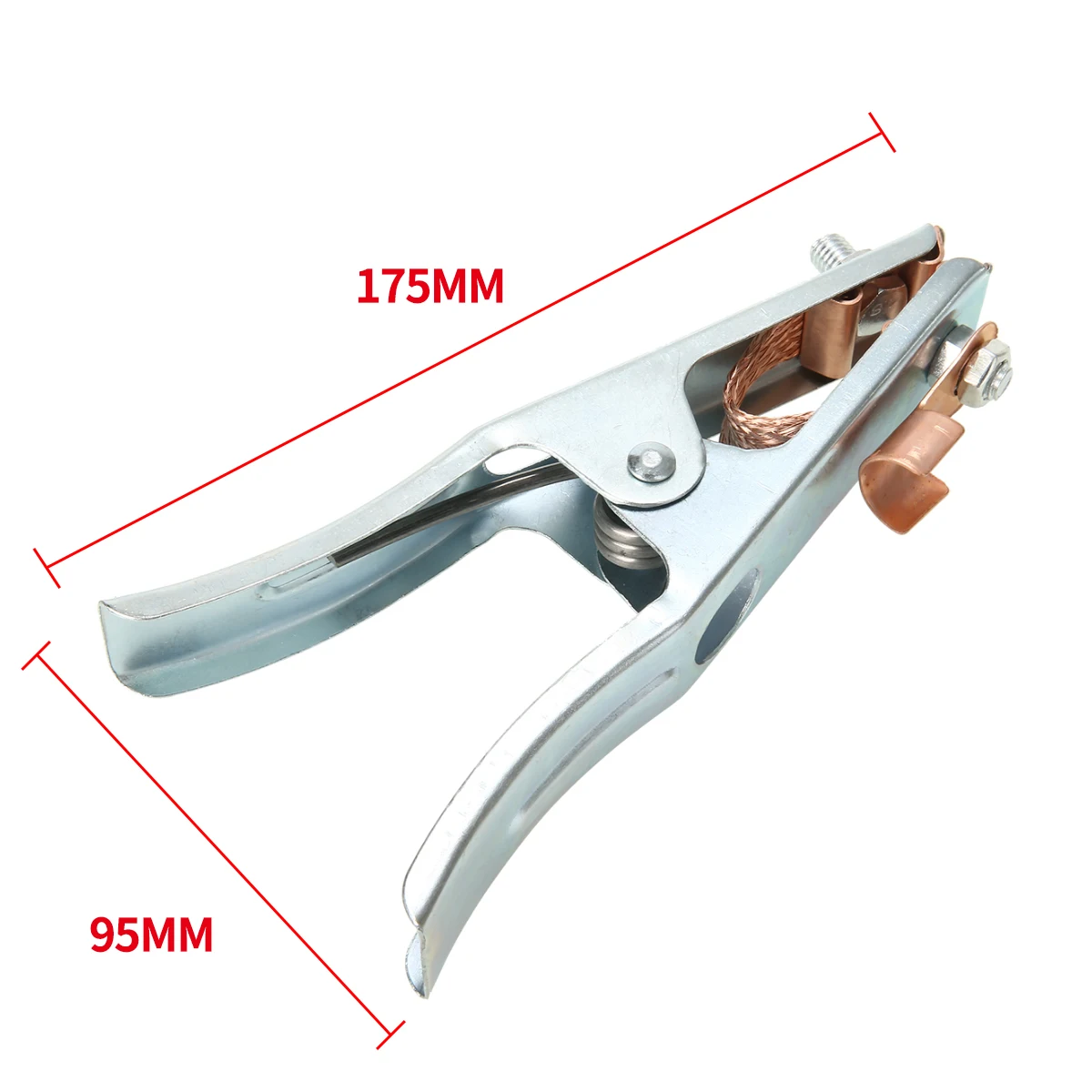 MOBILEACCESSORIES TENGLIN 300Amp Earth Ground Cable Clip Clamp 175mm Welding Manual Welder for Welding Machine Professional Use Electrode Holders
