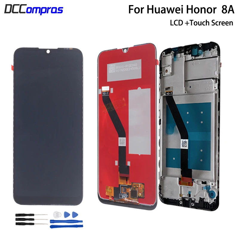 

For Huawei Honor 8A JAT-L29 LCD Display Touch Screen Digitizer Phone Parts Original With Frame For Honor 8A LCD Display