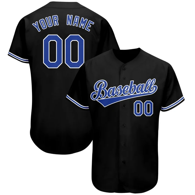 Personalized Custom Baseball Jerseys Shirt Print Team Name/Number Softball Jersey Club League Game Training Uniform for Men/Kids B3-07-01-303 As Pic