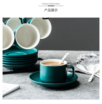 

Handmade Nordic Tea Cup Saucer Holders and Saucer Set Luxury Tea Cups Copo Taza High Quality Teacup and Saucer Porcelain II50BYD