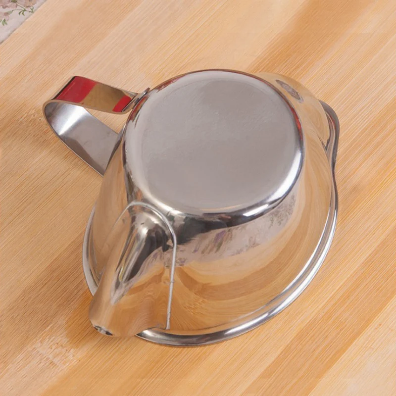 ABUI-Usefu Stainless Steel Gravy Oil Soup Separator Bowl Multi-Use Grease Oiler Filter Strainer Pot Cooking Tools Oil Separator