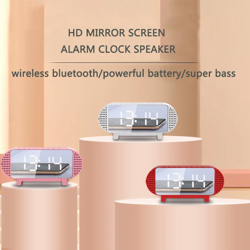 LED Bluetooth будильник часы стол Голосовое управление цифровой Despertador электронный