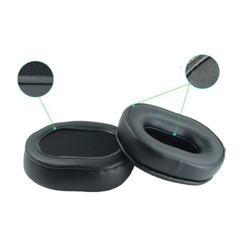 

MSR7 Earpads - 1 Pair Sheepskin Replacement Ear Pads Cushion for Audio-Technica ATH-MSR7 for Sony MDR-V6 Headphones Pillow