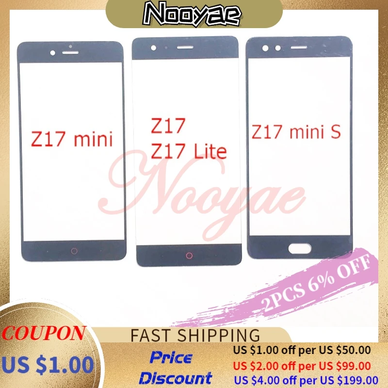 Черная/белая Передняя Сенсорная панель ЖК-дисплея объектив для zte Nubia Z17 lite nx591J/Nubia