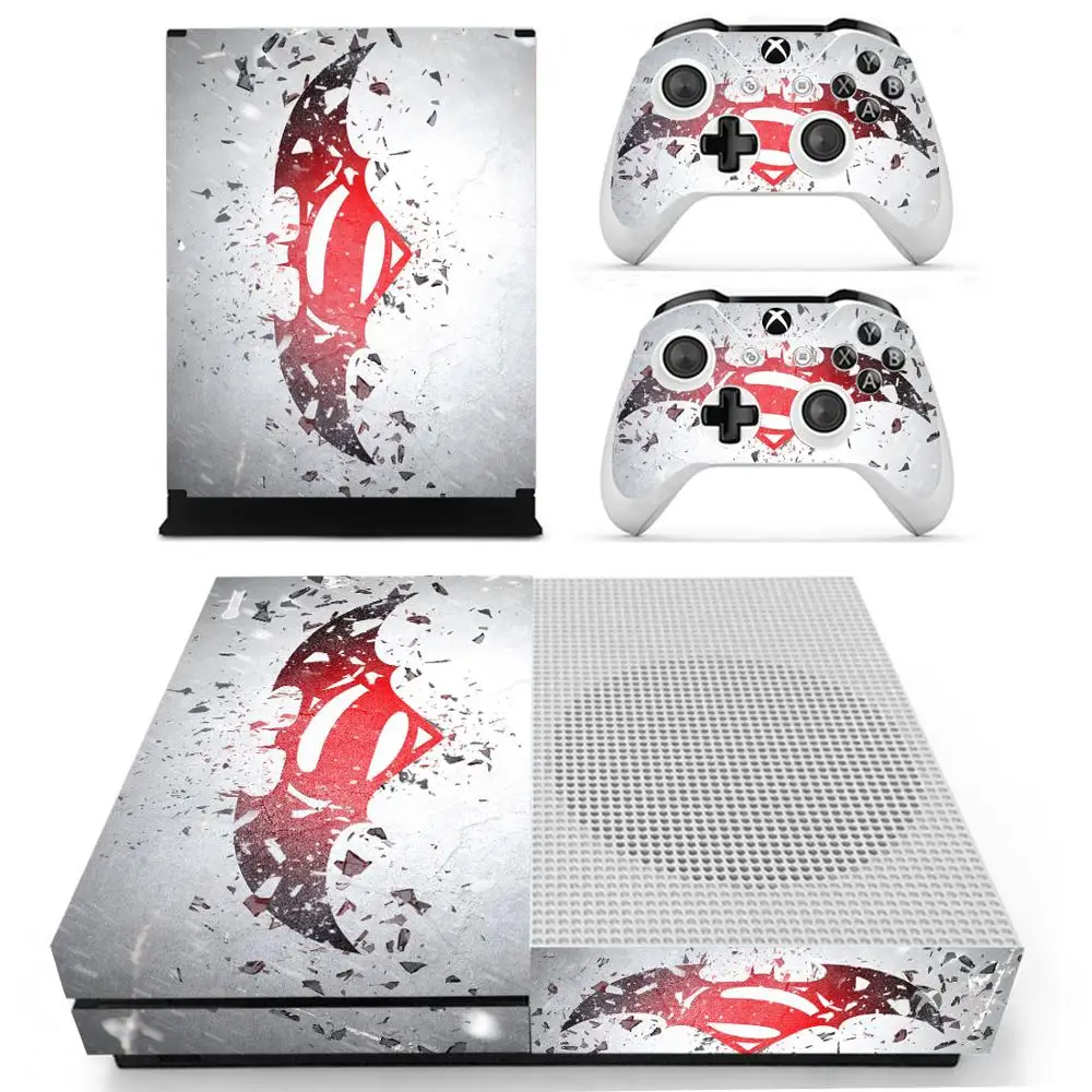 YS-xboxoneS-2399 Наклейка с суперменом для Xbox One S консоль и контроллеры для Xbox One Slim Skins виниловая наклейка s - Цвет: YS-xboxoneS-2399