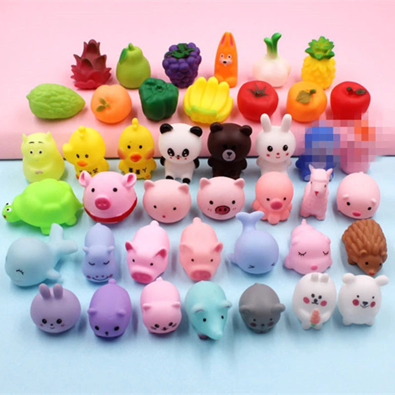 5pcs Mochi Squishy Toys With Voice 