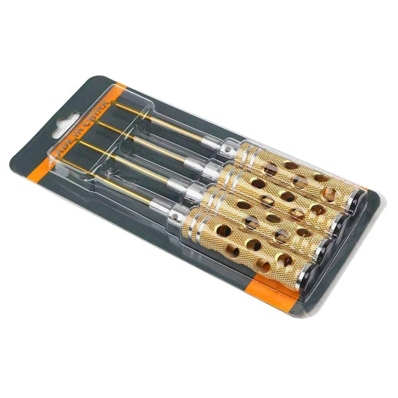 Promotion! 4Pcs Hex Screw Driver Tools Kit Set for RC Helicopter(1.5Mm 2.0Mm 2.5Mm 3.0Mm)(As Shown, 4Pcs Hex Drivers Set