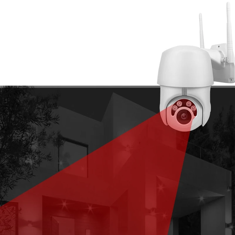 Ip-камера наружная HD Сетевая Беспроводная wifi камера наружная Водонепроницаемая шариковая машина мониторинг(штепсельная вилка США