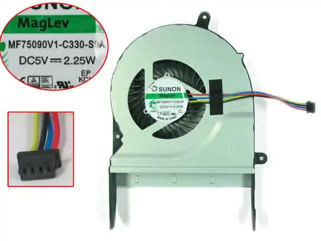 SUNON MF75090V1 C330 S9A охлаждающий вентилятор для ноутбука DC 5V 4