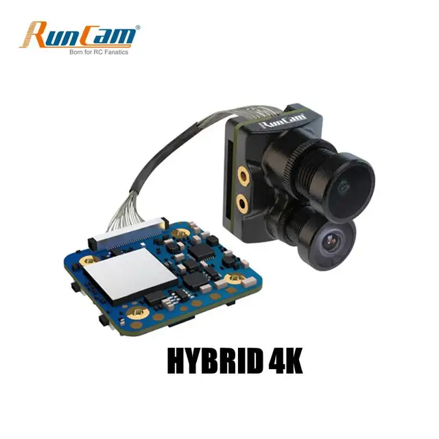 $US $90.05  RunCam Hybrid Dual Lens Wide Angle 4K HD Mini FPV Camera HD Recording FOV 145 Degree SONY 8MP Senso