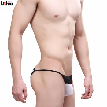 

Men's Modal Bikini Gay Underwear Sexy Men's Lace Bikini Thong Non-slip Cotton Men's Underwear