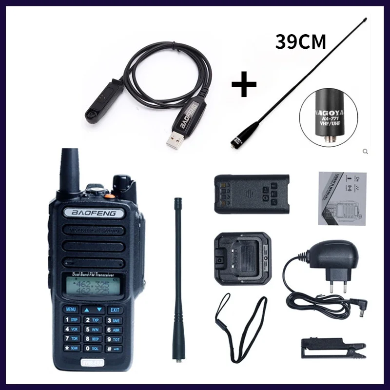 2021Baofeng UV-9R Plus ERA Upgraded Version of Long Range 10w portable Two Way RadioStations Hunting UV-9R PLUS IP68 Waterproof walkie talkie set Walkie Talkie