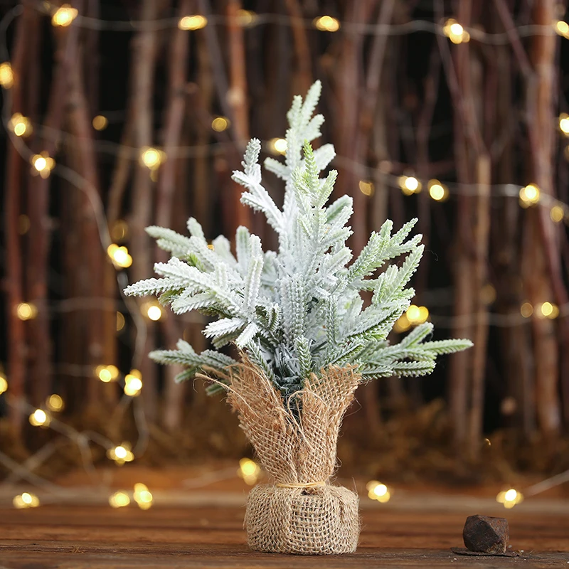 1 шт. Маленькая Рождественская елка поддельные Мини Рождественская елка домашнее украшение для стола украшение