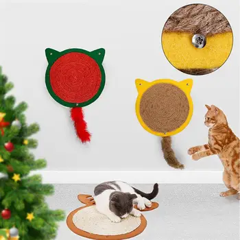 

Cat Sisal Mat Scratching Board Cat Claw Grind Board Cushion Cats Supplies for Friends