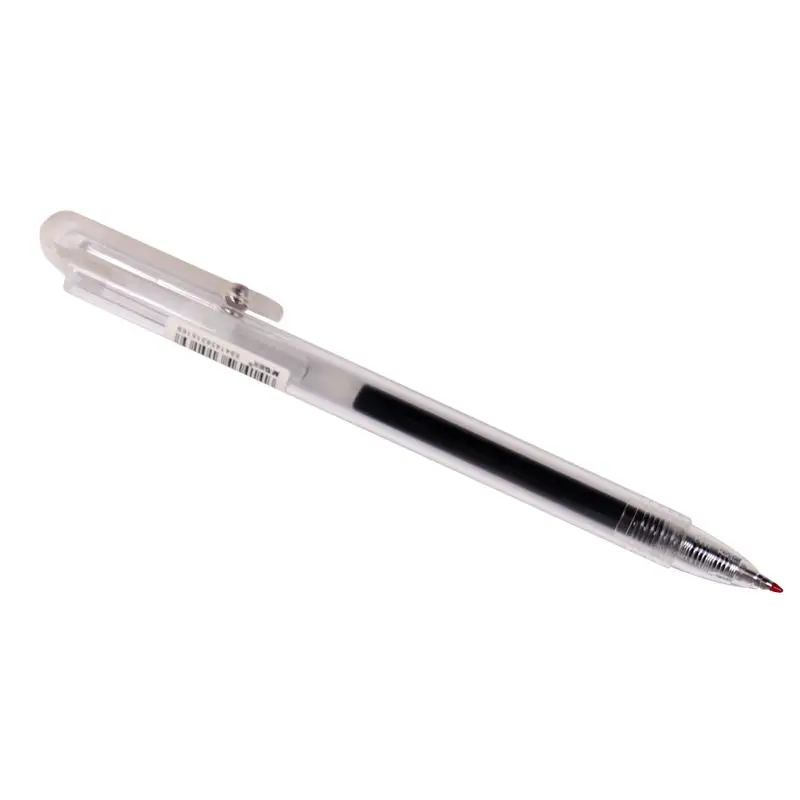 12 pcs Student gel pen 0.5mm simple water pen business office smooth signature pen writing black H3604