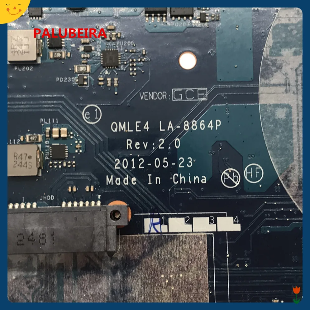 Для samsung NP365E5C NP355V5C 355V4C 355V4X материнская плата QMLE4 LA-8864P тестирование Хорошее