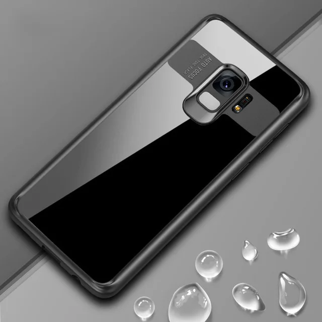 Amzboon Luxury Crystal Clear case For Samsung S9 Soft Silicone Hard Acrylic Phone Back Cover Case S8 Plus | Мобильные телефоны и
