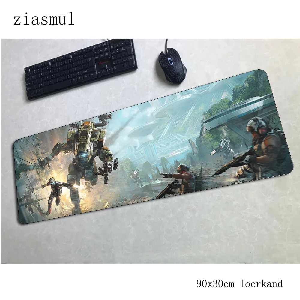 Коврик для мыши titanfall 90x30 см компьютерный коврик для мыши подставка для запястья padmouse большой милый коврик для Мыши Эргономичный гаджет офисные настольные коврики